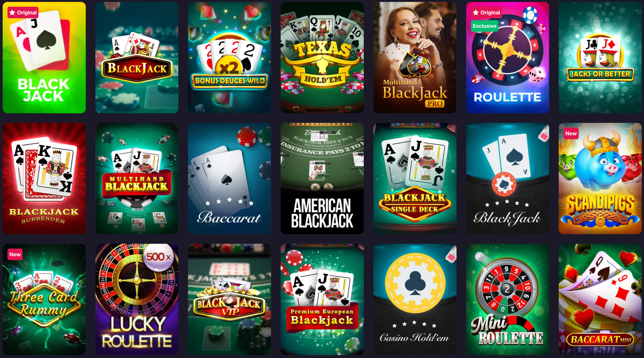 Bitstarz Table Games